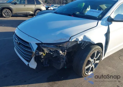 2017 Hyundai Elantra Limited из США, поврежденный, VIN 5NPD84LF9HH056650